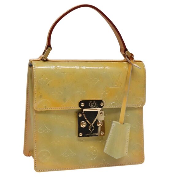 LOUIS VUITTON Monogram Vernis Spring Street Hand Bag Gris - Picture 1 of 16